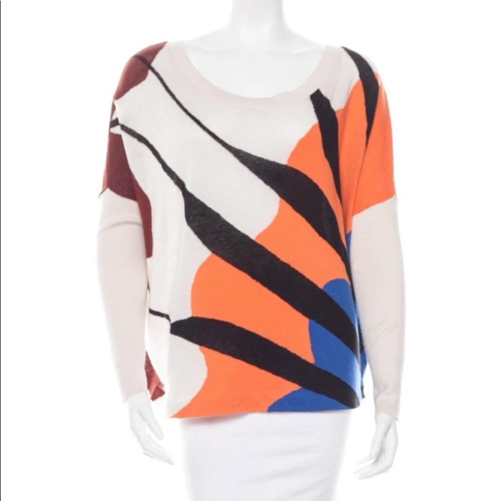 DVF Scoop Neck Sweater